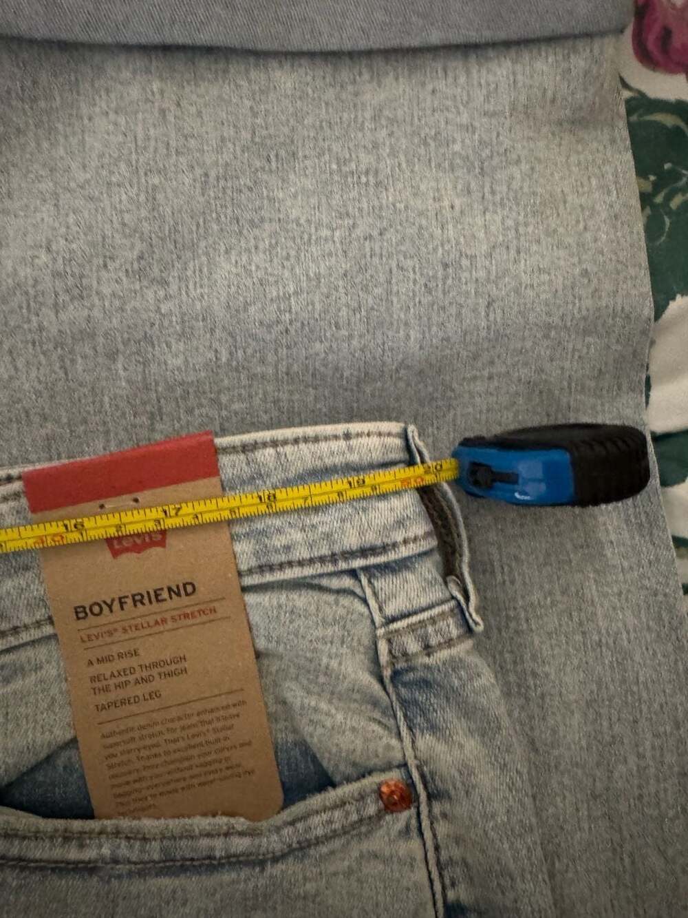 Levi's Mid Rise Boyfriend Stellar Stretch Jeans Size 20W - Picture 5 of 7